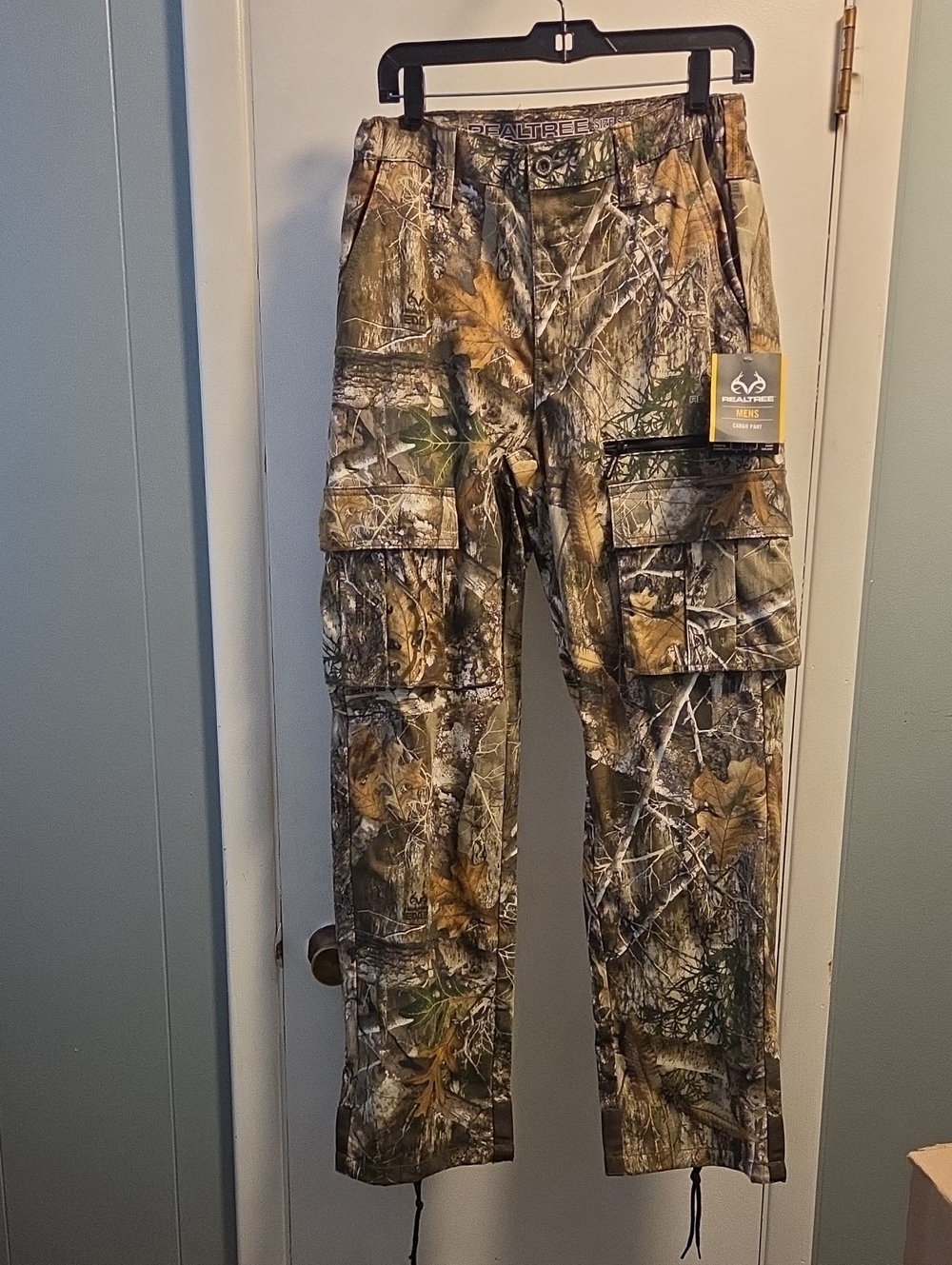 Realtree Camo Cargo Hunting Pants - Green, Brown, Tan